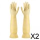 thumbnail image 1 of 2x Guantes para Lavar Platos Alargados de 45 Cm Guantes de Lavandería Antideslizantes Prácticos Espesar Guantes de Cocina Reutilizables para El Cuida piezas, 1 of 10
