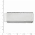 thumbnail image 2 of Sterling Silver Rhodium-plated Satin Front Satin Back Money Clip, 2 of 2