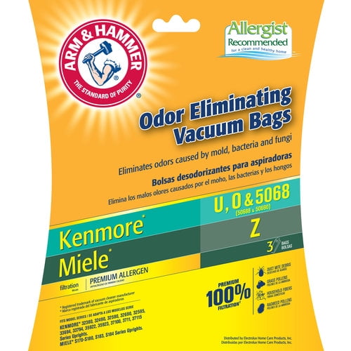 Kenmore Style U, O, L & 5068 Premium Allergen Bag Pkg