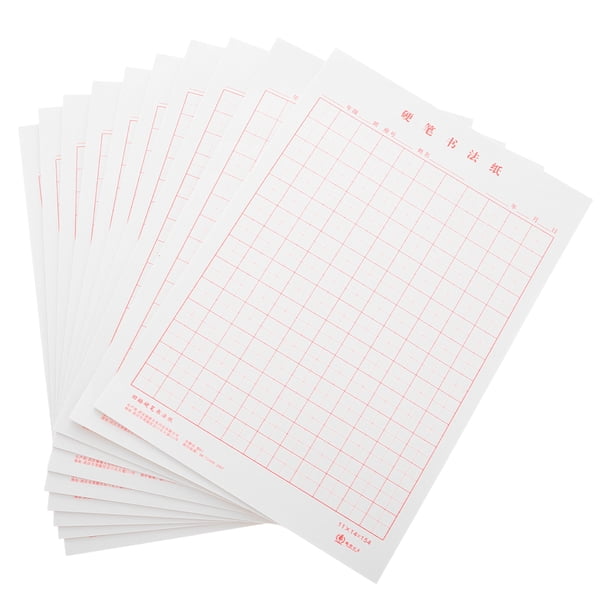 10 libros de caligrafía china para practicar, hojas de papel para estudiantes principiantes, cuaderno de caligrafía para la escuela, el hogar y una escritura fluida.