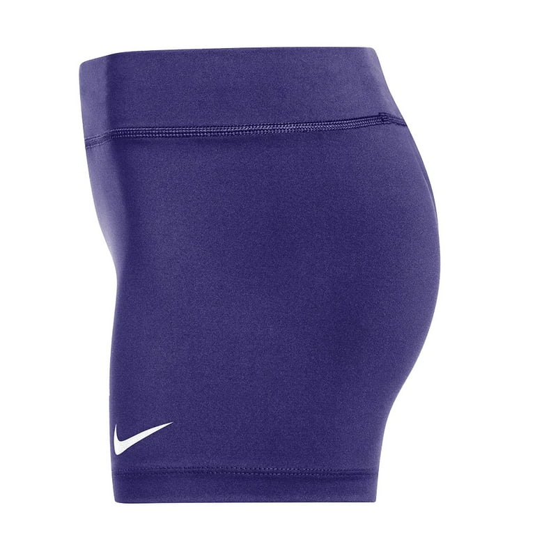 Nike Women's Pro Elite Performance Volleyball Shorts Purple Medium