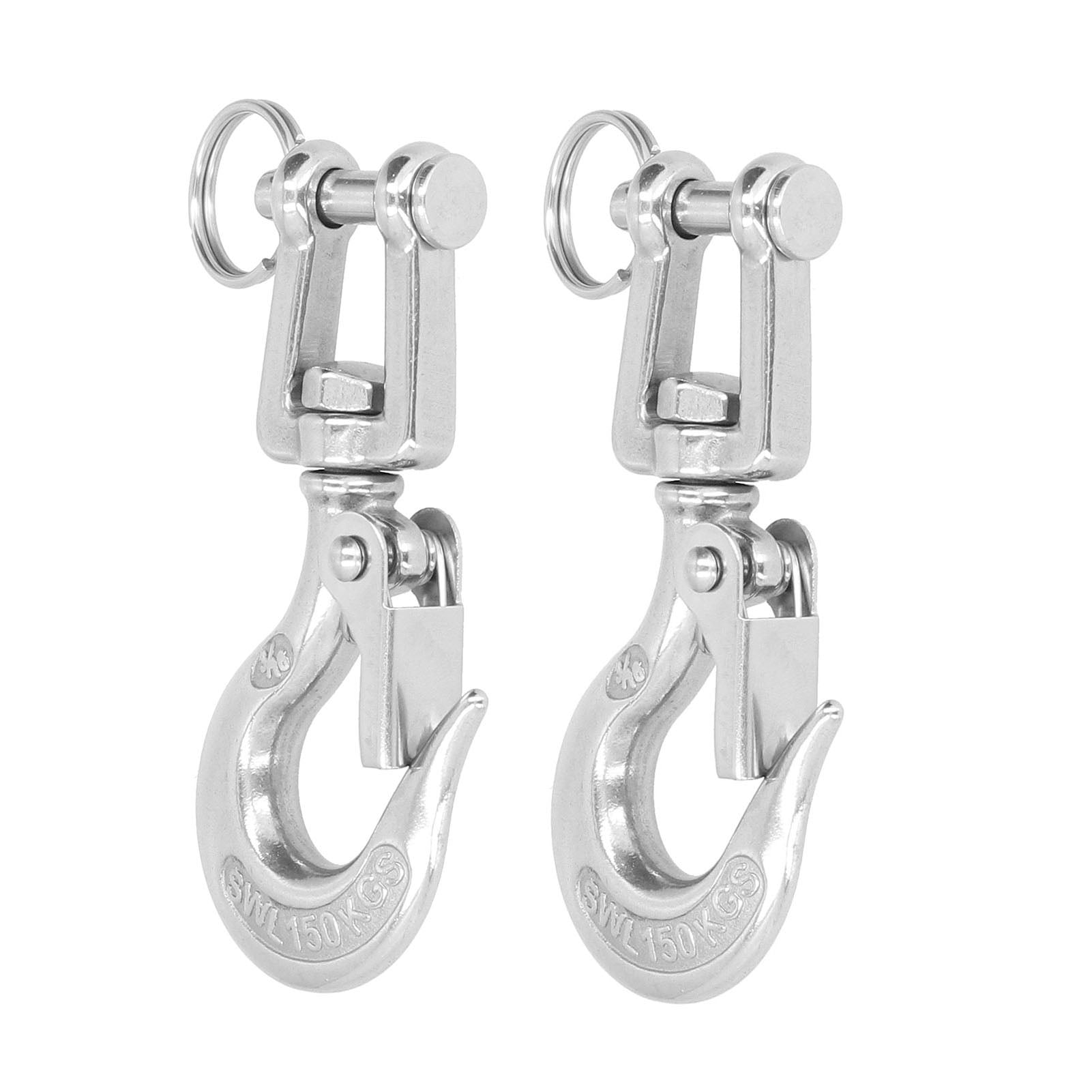 Domqga Clevis Hook, 304 Stainless Steel Slip Hooks For Construction