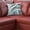 Red, variant on Pon Living 97.2" W Red Faux Leather Sectional Couch, L Shape Sectional Sofa with Ottoman