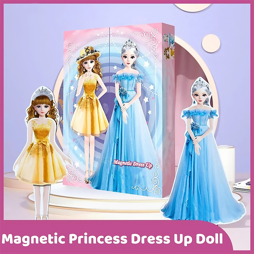 Princess Dress Up Paper Doll Pretend Play Toys People