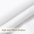 thumbnail image 3 of Water Repellent Fabric Shower Curtain or Liner with 9 Mesh Pockets - White, 71x72 Inches, 3 of 4
