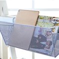 thumbnail image 3 of Panier de Rangement en Métal Multifonctionnel pour Dortoir Chevet et Bureau 36 * 18.5 * 9cm Noir 1 Pcs, 3 of 5