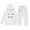1-White2815, variant on WOYY Toddler Girl's Sweatsuit Cat Print Hoodie Sweatpants Set Sweatshirt Outfits Kids Clothing Sets, Sizes 2-13