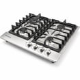 thumbnail image 1 of Parrilla Gas 4 Quemadores Empotrable Acero Inoxidable Premium Gas Lp Natural Encendido Electronico Gutstark Gutstark Home 58.5 X 51 X 11 Cm, 1 of 8