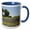Blue/White, variant on 3drose, Bluebonnet and Evening Primrose Wildflowers, Tx - Us44 Dfr0238 - David R. Frazier, 11oz Two-tone Yellow Mug