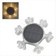 thumbnail image 1 of Luces Solares para el Suelo, Paquete de 4 Luces Empotradas en el Suelo, 6 Luces LED para JardíN, Luces para Patio, Exteriores, para CéSped, Patio, Luz CáLida, 1 of 5