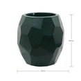 thumbnail image 2 of Ecobo 18.5" Tall Eco-Friendly Novelty Pot Planter, Gems Indoor/Outdoor use, Durable,Versatile & Lightweight, Designed by Brazilian Artisans, Contemporary All-Weather Design – Marbled Green, 2 of 4