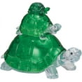 BePuzzled Turtles Original 3D Crystal Puzzle, Ages 12 and Up, Green