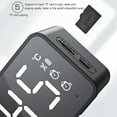 thumbnail image 3 of Bluetooth Speaker Digital Alarm Clock Loud Dual Alarm Clocks Portable With FM Radio, 3 of 9