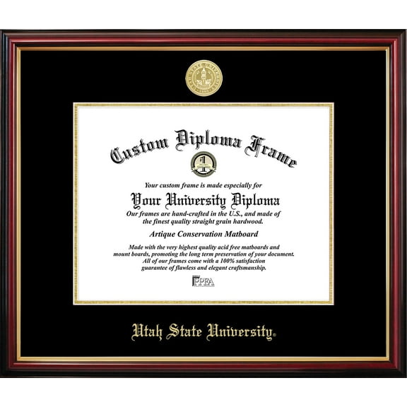 Utah State Petite Diploma Frame