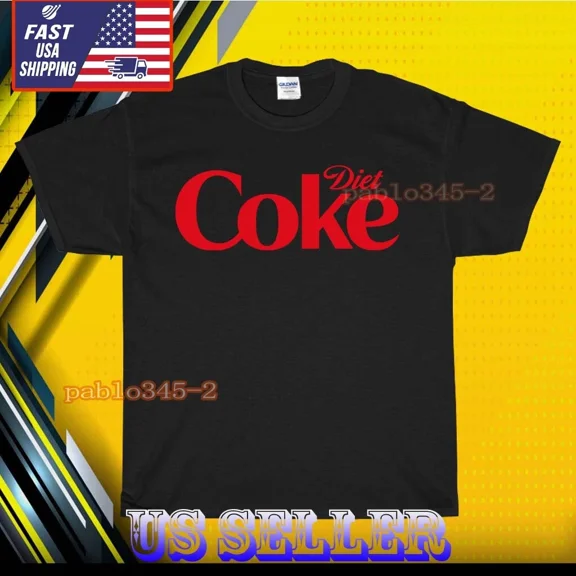 RETRO NEW SHIRT DIET COKE LOGO RACING CAR T-SHIRT UNISEX FUNNY AMERICAN SIZE S-5XL