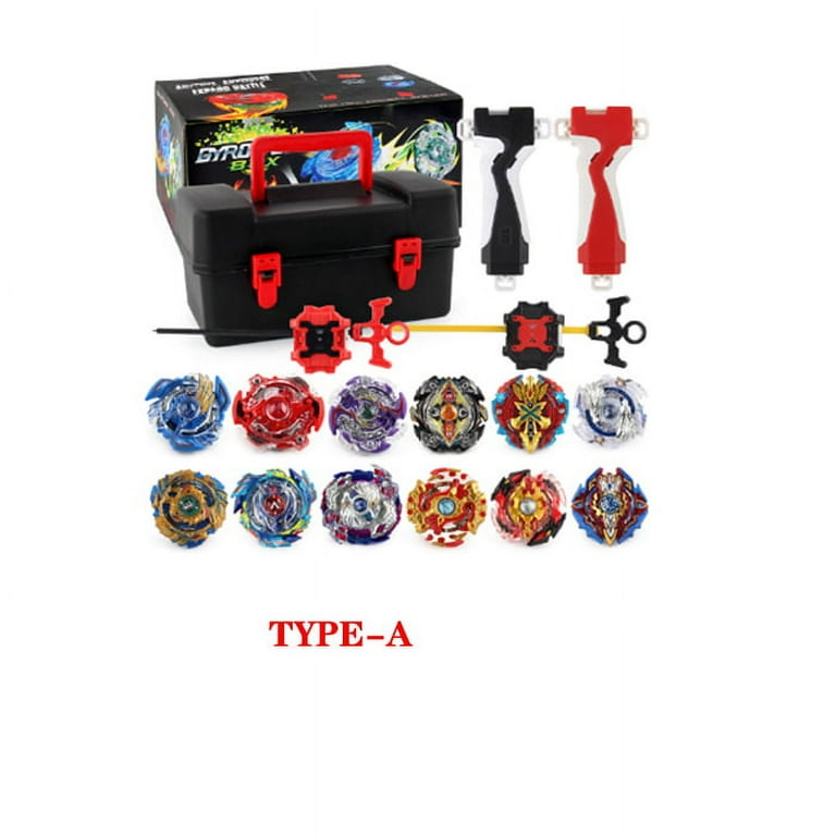 XTEILC Battling Top Burst Gyro Toy Set, 12 Spinning Tops, 3