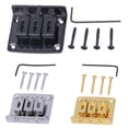 thumbnail image 4 of Montaje de sillines de Puente de guitarra eléctrica Yuyangstore de 3 cuerdas con herramienta de Tornillos y 4 llaves Negro, 4 of 8