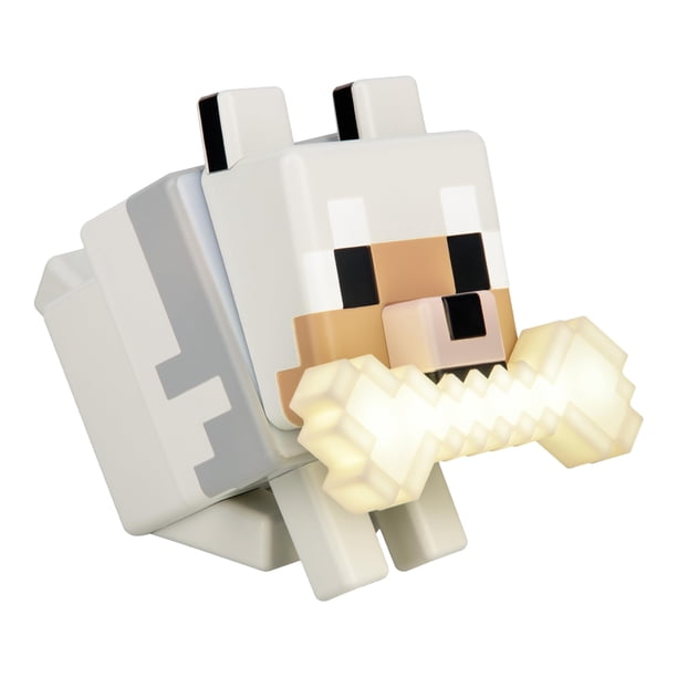 Lámpara de noche Paladone Minecraft Wolf GloBuddies 3D Light