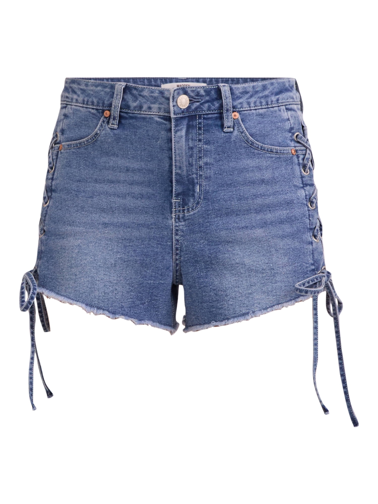 Madden NYC High Rise Lace-up Cheeky Short, Women's