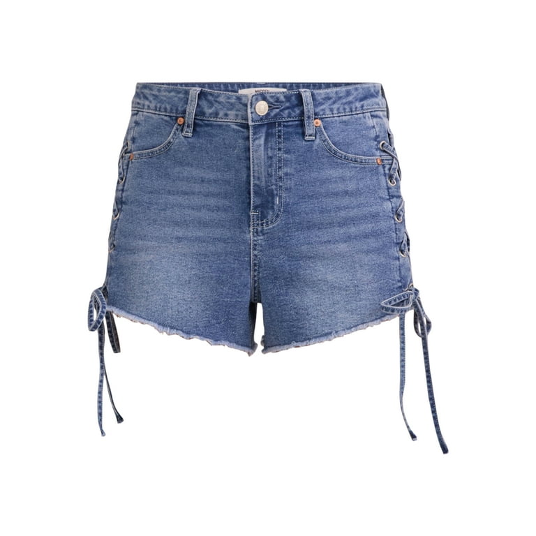S lace up shorts gray サイズ：M THEREDTHREAD / ザレッドスレッド】S lace up shorts