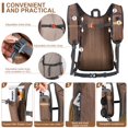 thumbnail image 2 of Mochila de senderismo BECOJADDE 20L, plegable, ultraligera para hombre y mujer, 2 of 7