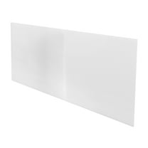 NUOLUX 1Pcs Indoor Lighting Lampshade Diffuser for Pendant Lamps White 15.7x7.9x0.04In Acrylic Rectangular