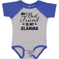 thumbnail image 3 of Inktastic My Best Friend is My Glamma with Hearts Boys or Girls Baby Bodysuit, 3 of 5