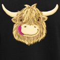 thumbnail image 3 of CafePress - Happy Scottish Highland Cow Pajamas - Women's Short Sleeve Print T-Shirt and Pants Dark Cotton Pajama Set, 3 of 7