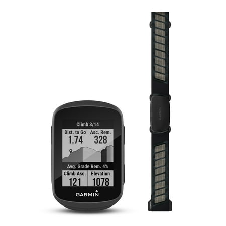 Garmin 010-02385-10 Edge 130 Plus Bike GPS Computer Bundle