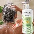 thumbnail image 6 of Pantene Pro-V Coconut Milk & Shea Butter Nourishing Shampoo with Pro-Vitamin B5, Frizz Control, Pump Bottle, 38.2 fl oz, 6 of 6
