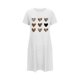 thumbnail image 4 of Camisón corto de mujer, vestido de largo medio con estampado de moda, camisón corto extragrande de mujer, camisón de manga corta con estampado de pecho a la moda, camisón de mujer, 4 of 6