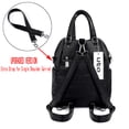 thumbnail image 6 of UTO Backpack Purse for Women Vegan Leather Fashion Travel Small Shoulder Bag Satchel(Black), 6 of 7