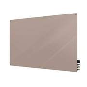 Ghent HMYSN34LG Harmony Glass Whiteboard with Square Corners, 3 x 4 ft. - Lilac Gray