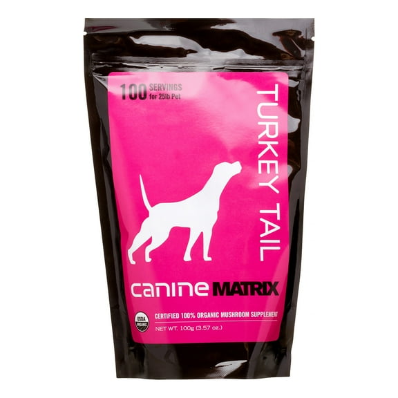 Canine Matrix - Turkey Tail-Mushroom Supplement 100 grams