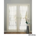 thumbnail image 5 of No. 918 Emily Voile Sheer Rod Pocket Door Curtain Panel, 59"x40", Charcoal, 5 of 5