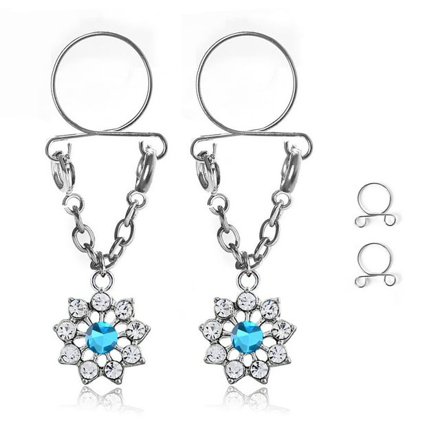 Nipple Jewelry,1 Pair of Fashionable Nipple Piercing Body Piercing Ring Built for Precision