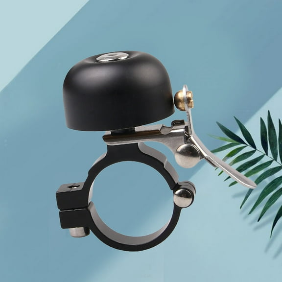 HEMOTON Copper Bike Bell Loud Sound for Bike Use Black LongLasting and AntiRust Design 1Pc