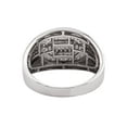 thumbnail image 3 of Mens Silver CZ Signet Ring | Appx 6.4 Grams, 3 of 3