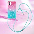 thumbnail image 3 of Funda para Nothing Phone 1 Brillantina Líquida Divertida Reluciente y con Cristales en Movimiento Cuerpo Cruzado con Cordón Ajustable, 3 of 5