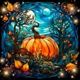 thumbnail image 1 of 5D DIY Taladro Extraño Calabaza Vidrieras Del, 1 of 9