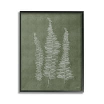 Stupell Industries Green Rustic Botanicals Botanical & Floral Painting Black Framed Art Print Wall Art, 24 x 30