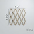 thumbnail image 2 of Ekena Millwork 11 3/8"W x 11 3/8"H x 3/8"T Small Casablanca Decorative Fretwork Wood Wall Panels, Walnut, 2 of 6