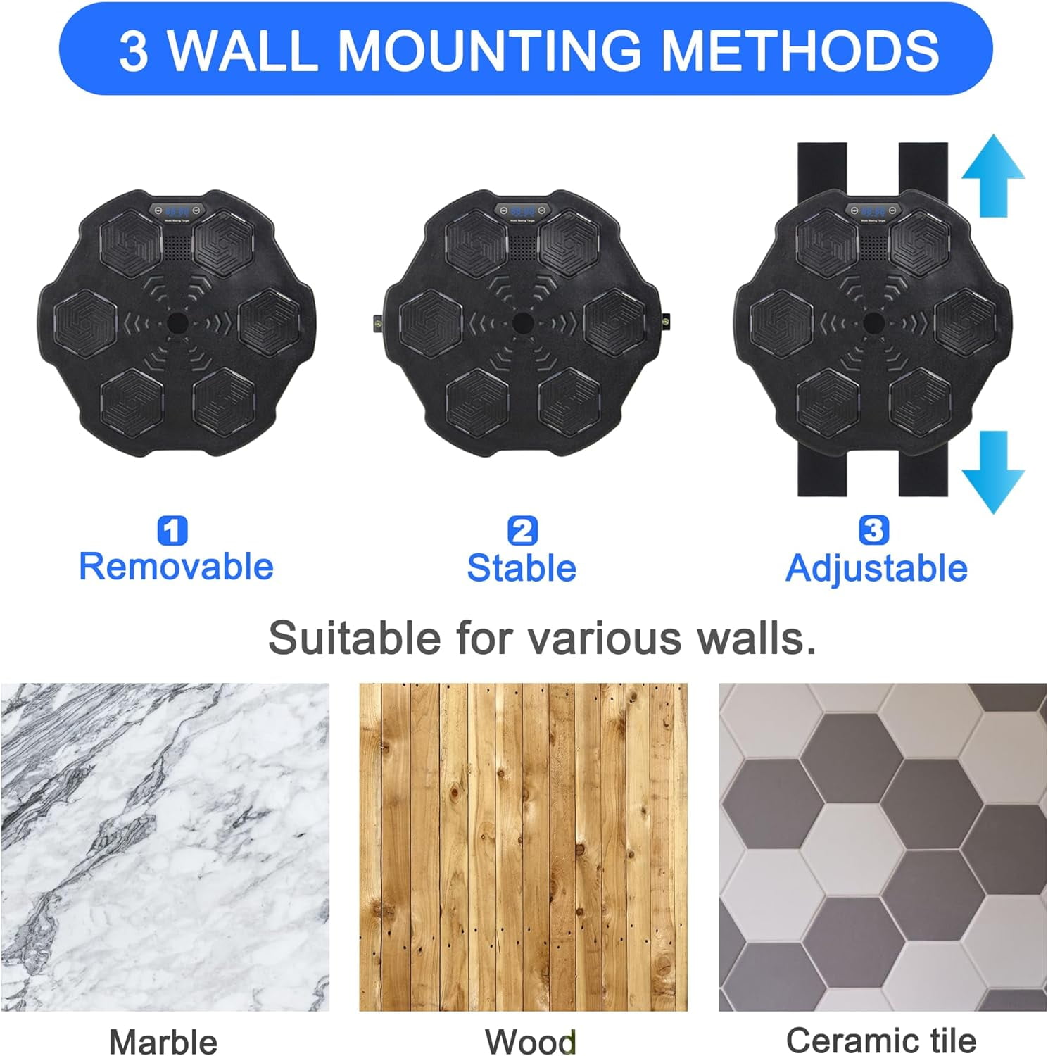 Home Bluetooth Wall Smart Electronic  with Boxing Gloves  Music Boxing Machine