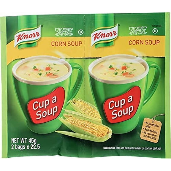 Knorr Corn Soup Mix 1.52oz 3x2 Packs for 6 Pouches Total Delicious, Warm, and Ready in Minutes!