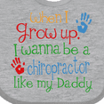 thumbnail image 4 of Inktastic Chiropractor Like Daddy Boys or Girls Baby Bib, 4 of 4