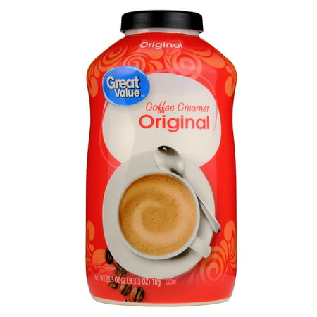 Great Value Coffee Creamer, Original, 35.3 oz (The Best Coffee Creamer)