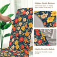 thumbnail image 5 of Yayeee 4 Pack Dining Chair Covers Stretch Parson Chairs Slipcovers Seat Protector, Vibrant Flowers, 5 of 6