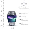 thumbnail image 2 of Aurora Borealis Northern Lights Cremation Urns, Little Urns For Human Ashes - Small Cremation Urns For Human Ashes - Funeral Urns For Human Ashes Adult Male - Human Ashes Urns (3inch, 2pcs), 2 of 5