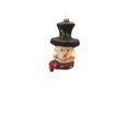 thumbnail image 2 of Northlight 5" Merry & Bright Whimsical Snowman Head with Top Hat and Scarf Shatterproof Christmas, 2 of 2