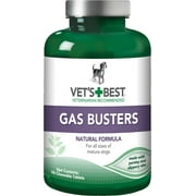 Vet's Best Gas Busters Digestive Supplements for Dogs - 90 Chewable Tablets